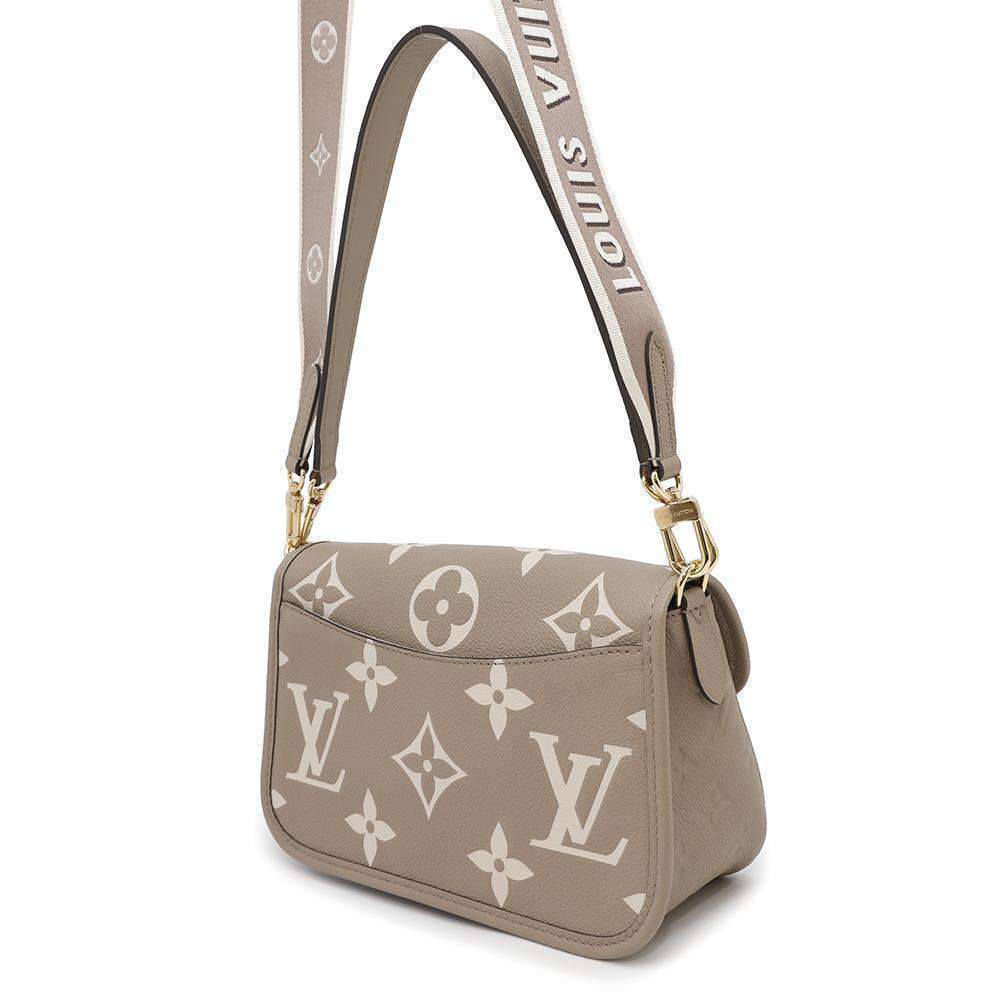 Louis Vuitton Bicolor Shoulder Monogram Bag Diane Empreinte
